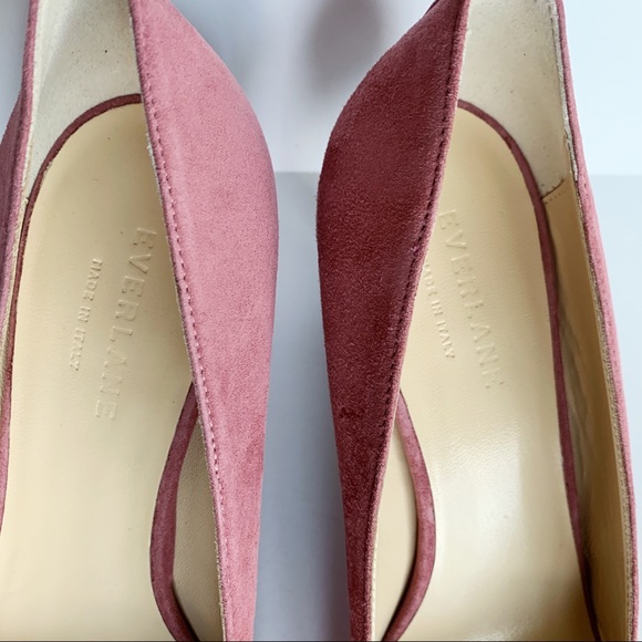 EVERLANE The Editor Rosewood Suede Kitten Heels - Picture 8 of 10